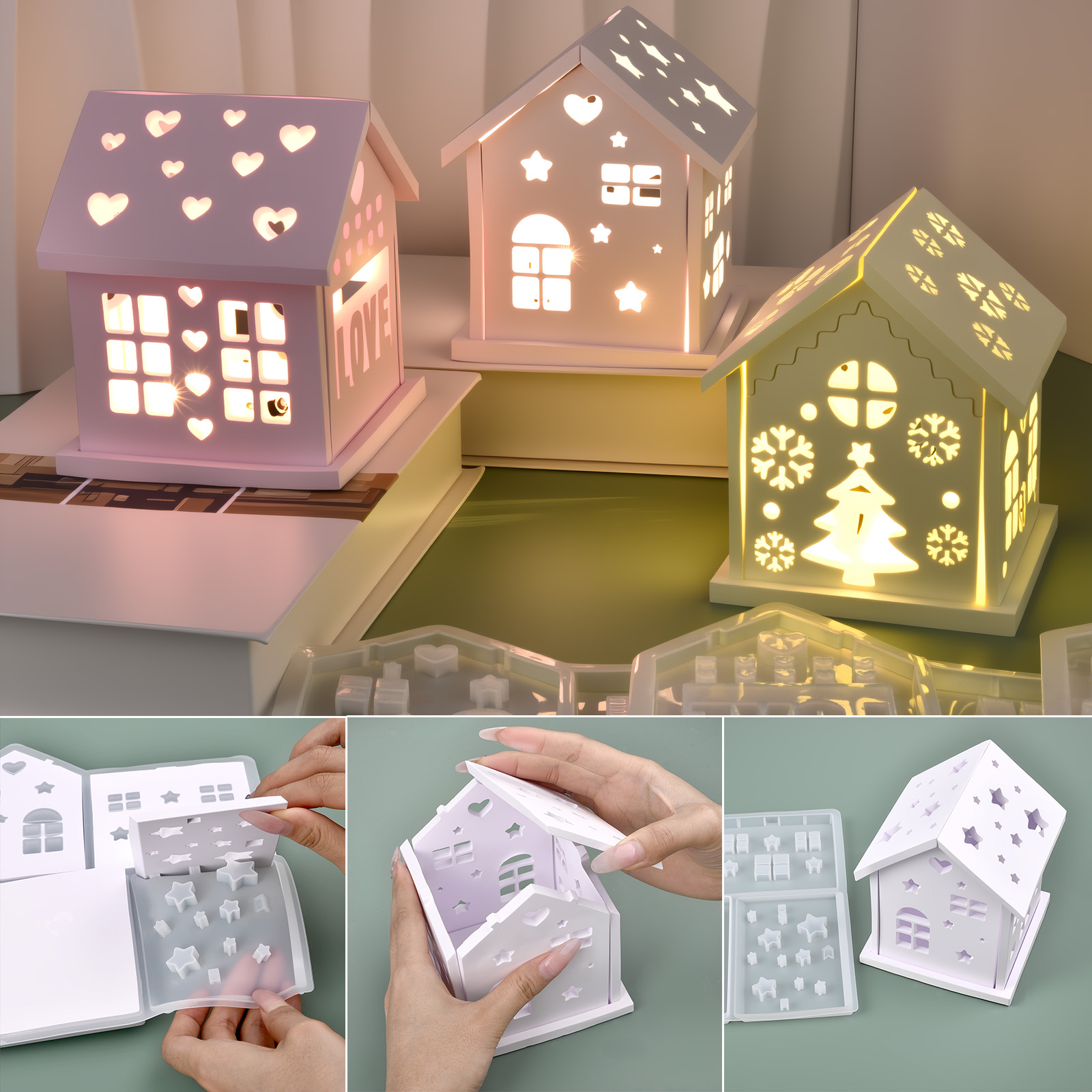 Forma Silikonowa 3D Dom DIY Ch – Candle Holder Supplies recenzja i cena
