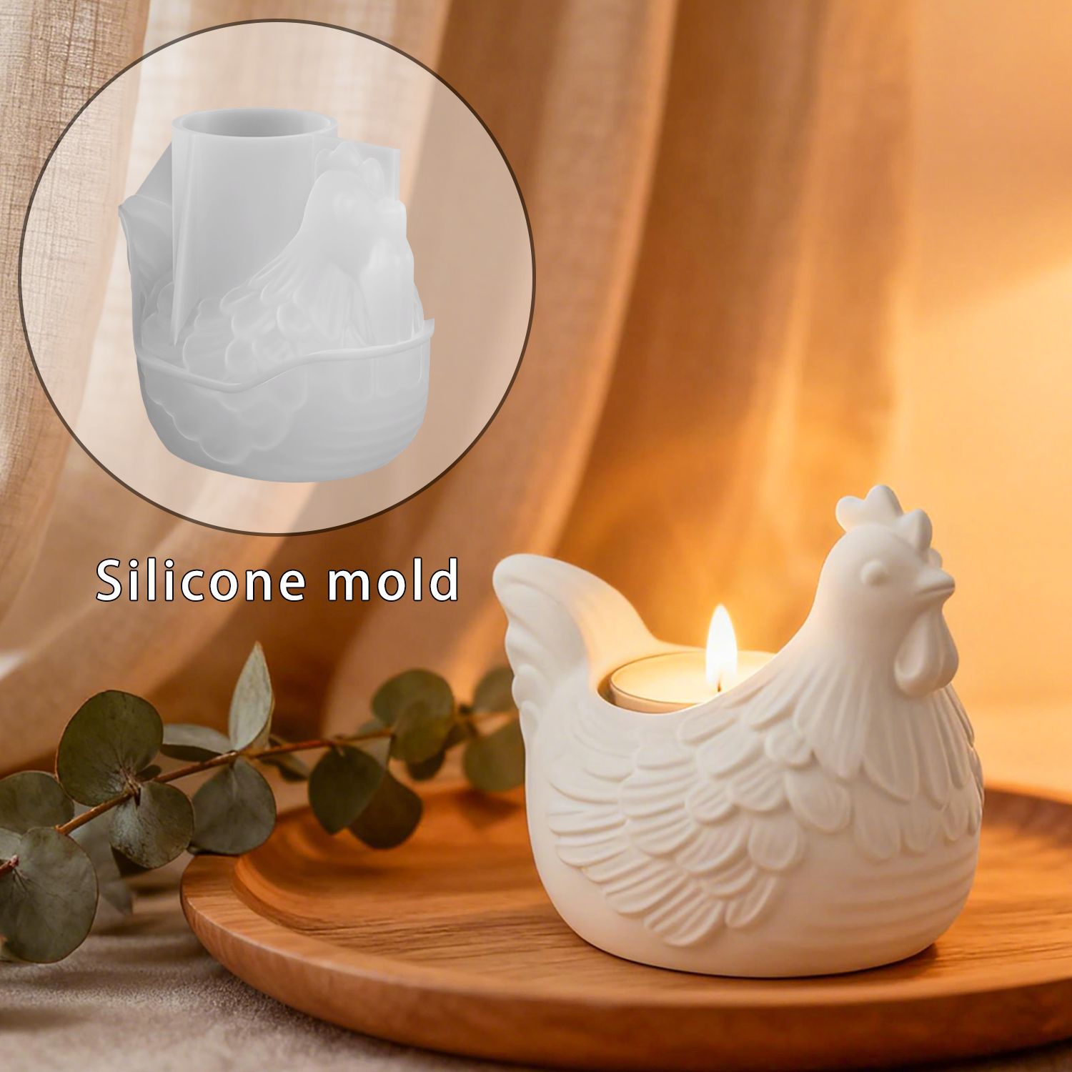 Forma silikonowa DIY 3D na świ – Candle Holder Supplies recenzja i cena